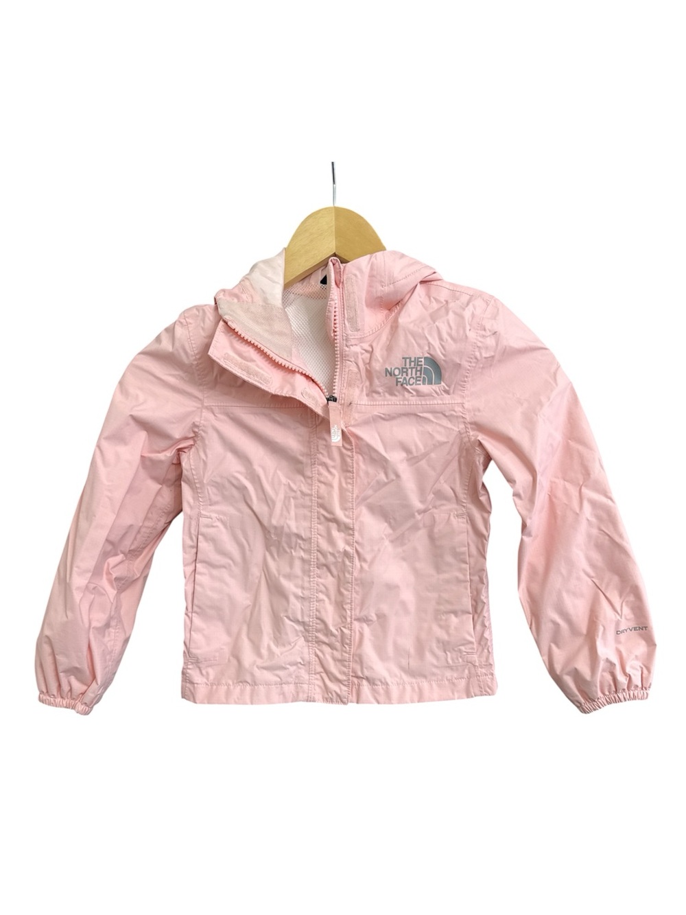 The North Face Pink Hooded Windbreaker Jacket